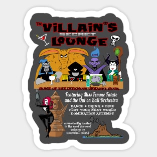 Villain's Secret Lounge Sticker